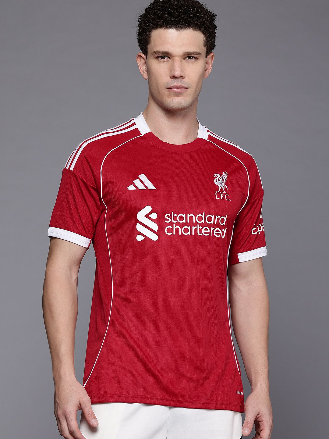 ADIDAS Typography Print Aeroready Liverpool FC 25/26 Home Football Jersey-picture-31