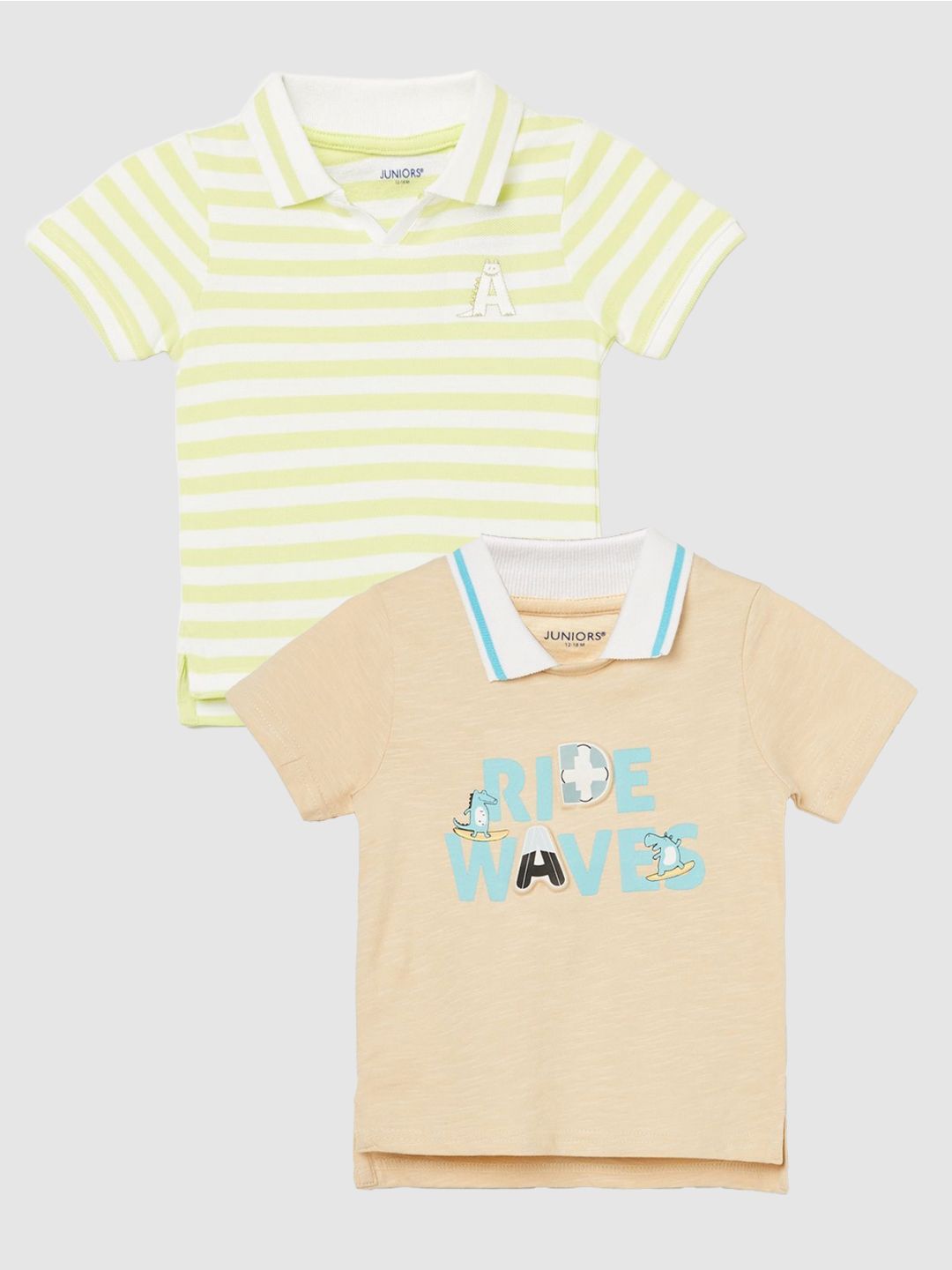 Juniors by Lifestyle Boys Pack of 2 Printed T-shirts-picture-21