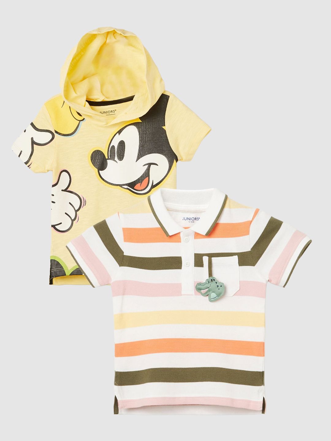 Juniors by Lifestyle Boys Pack of 2 Printed Pure Cotton T-shirts-picture-25