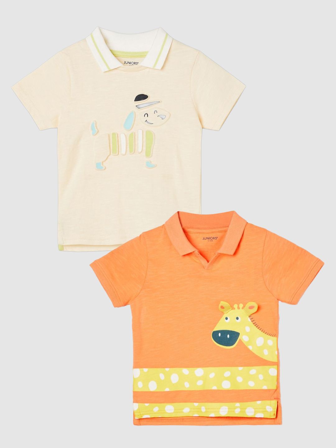 Juniors by Lifestyle Boys Pack of 2 Printed T-shirts-picture-20