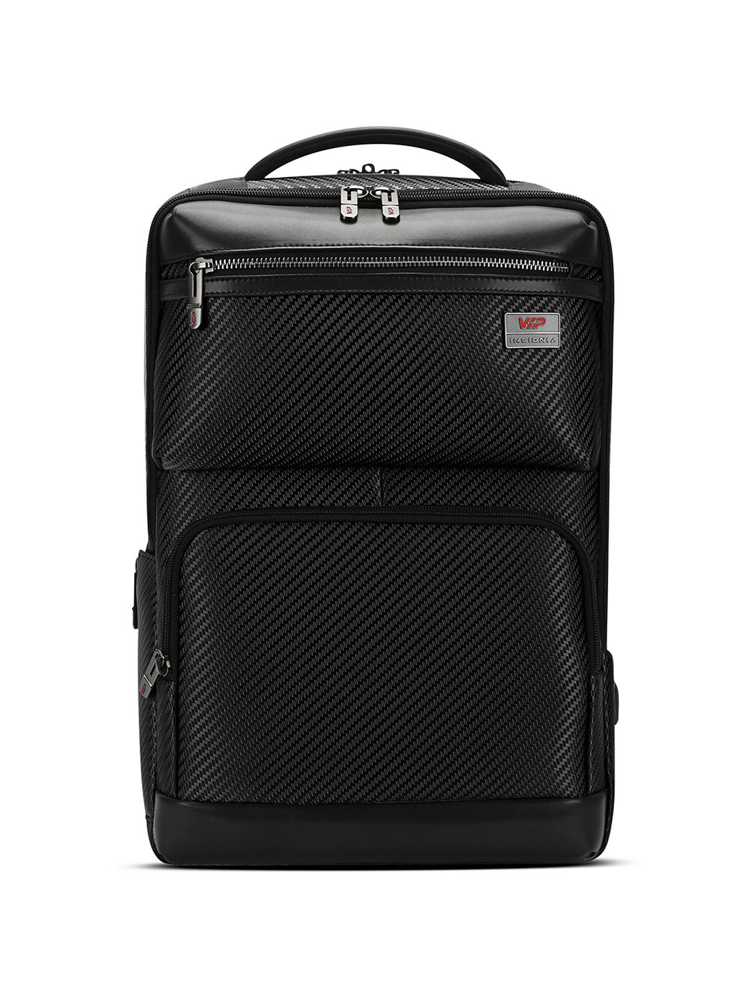 VIP Unisex Urban Black 17 Inch Laptop Compartment B5L Expander Backpack -25L-picture-17