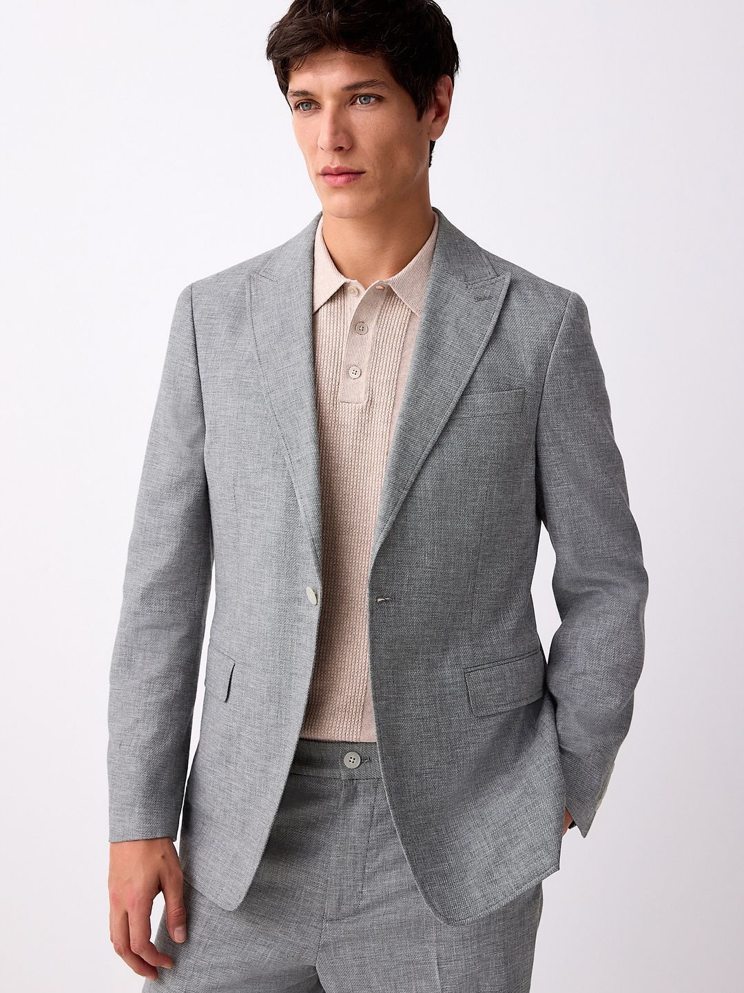 NEXT Notched Lapel Single Breasted Blazer-picture-50