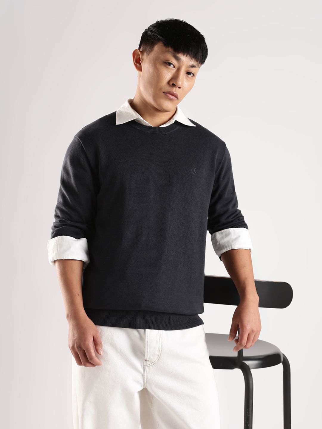 Calvin Klein Jeans Men Round Neck Pullover Sweaters-picture-30