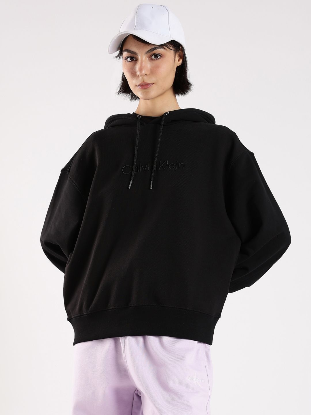 Calvin Klein Jeans Women Brand Logo Hooded Sweatshirt-picture-40