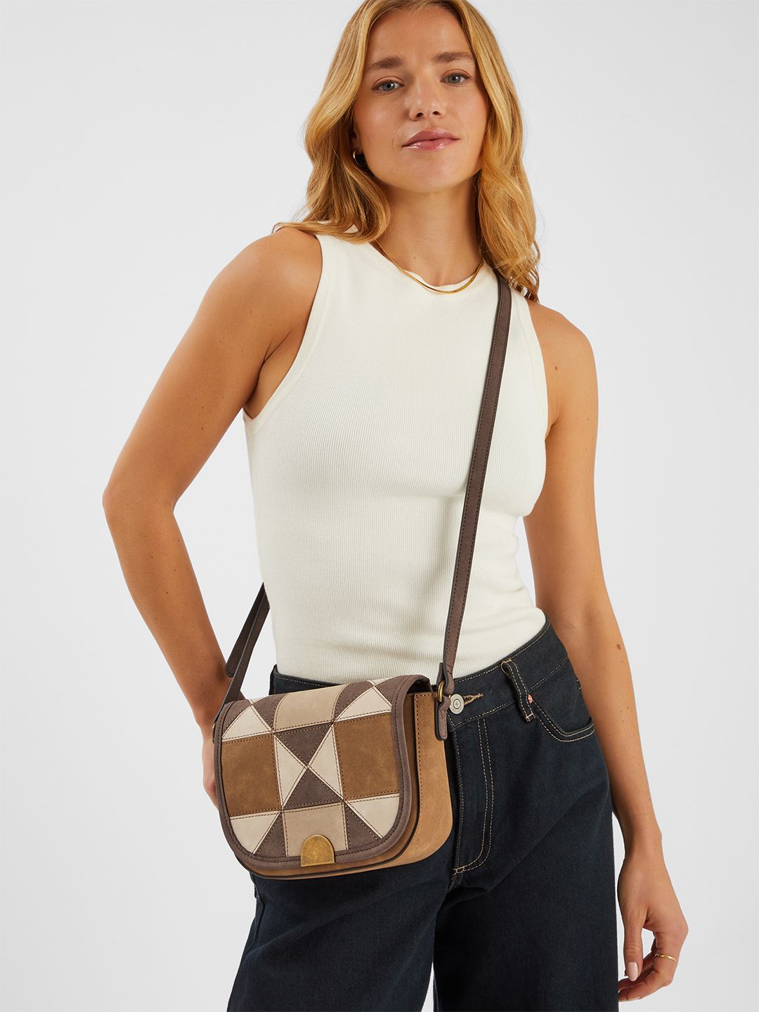 Accessorize London Women Patch Work Sling Bag-picture-14