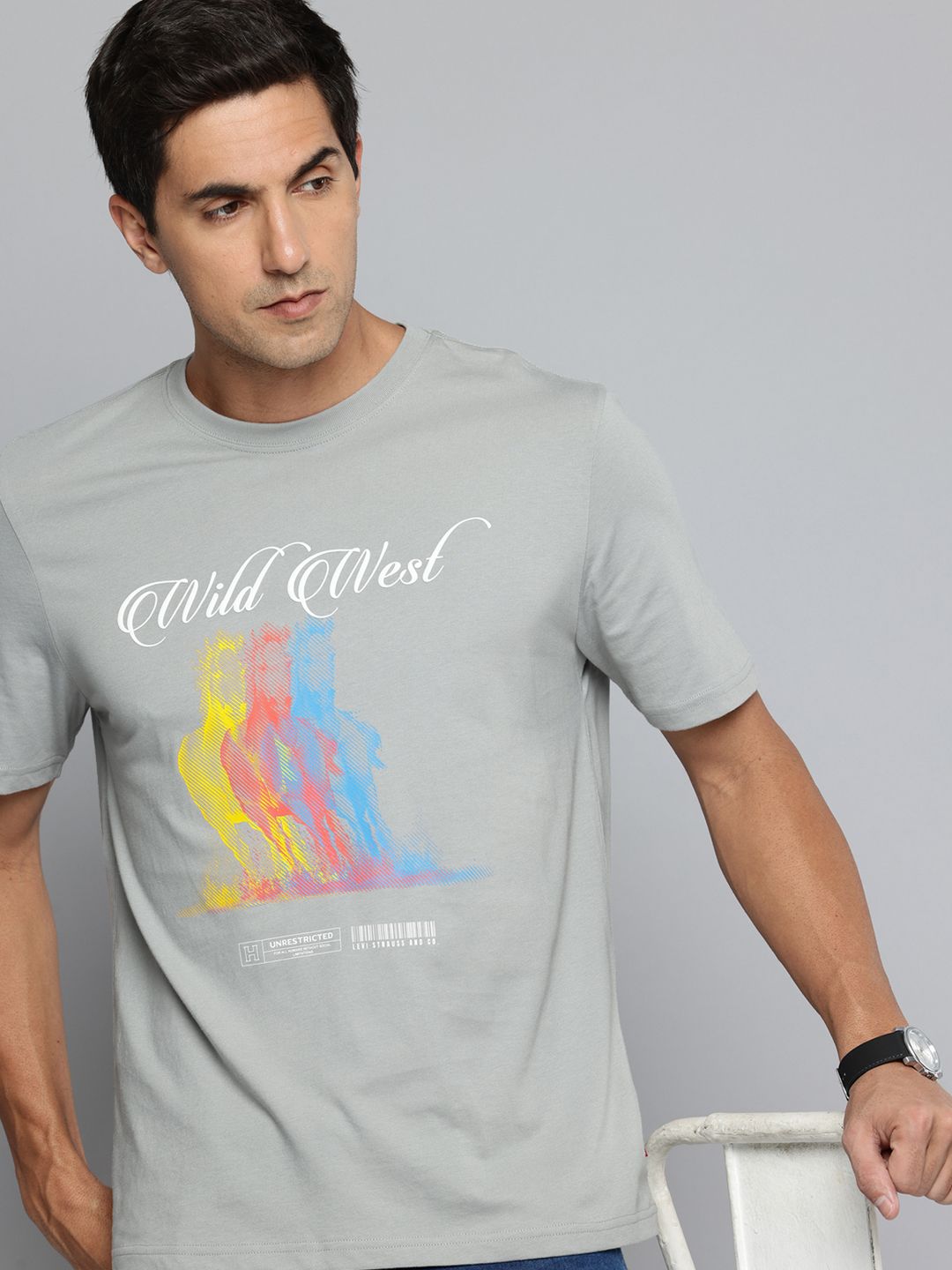 Levis Graphic Printed Pure Cotton T-shirt-picture-20