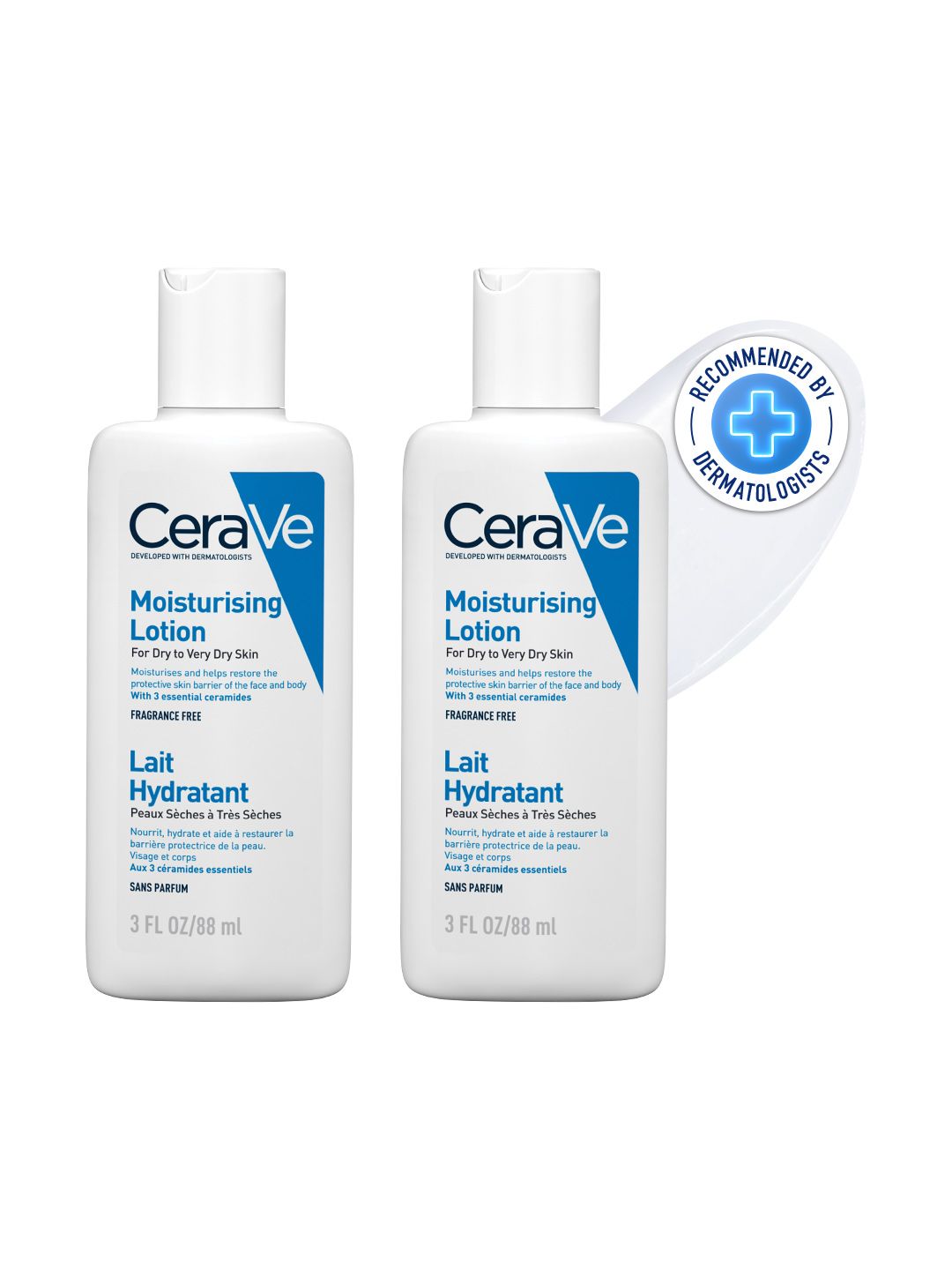 CeraVe Set of 2 Moisturizing Lotion for Normal to Dry Skin with Ceramides - 88ml each-image-48