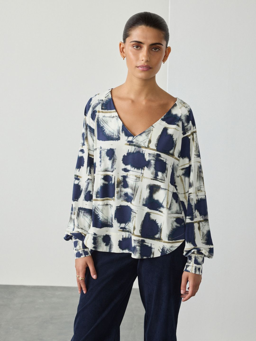 NEXT Geometric Printed Top-picture-46
