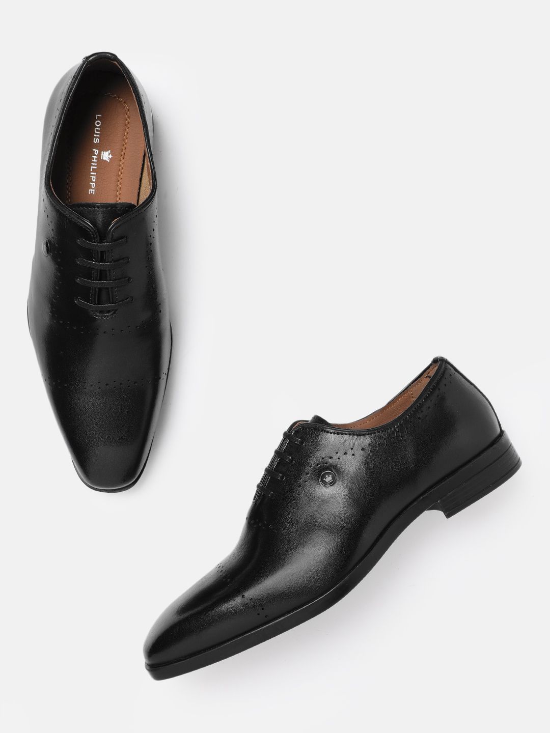 Louis Philippe Men Leather Formal Oxford Shoes-picture-28
