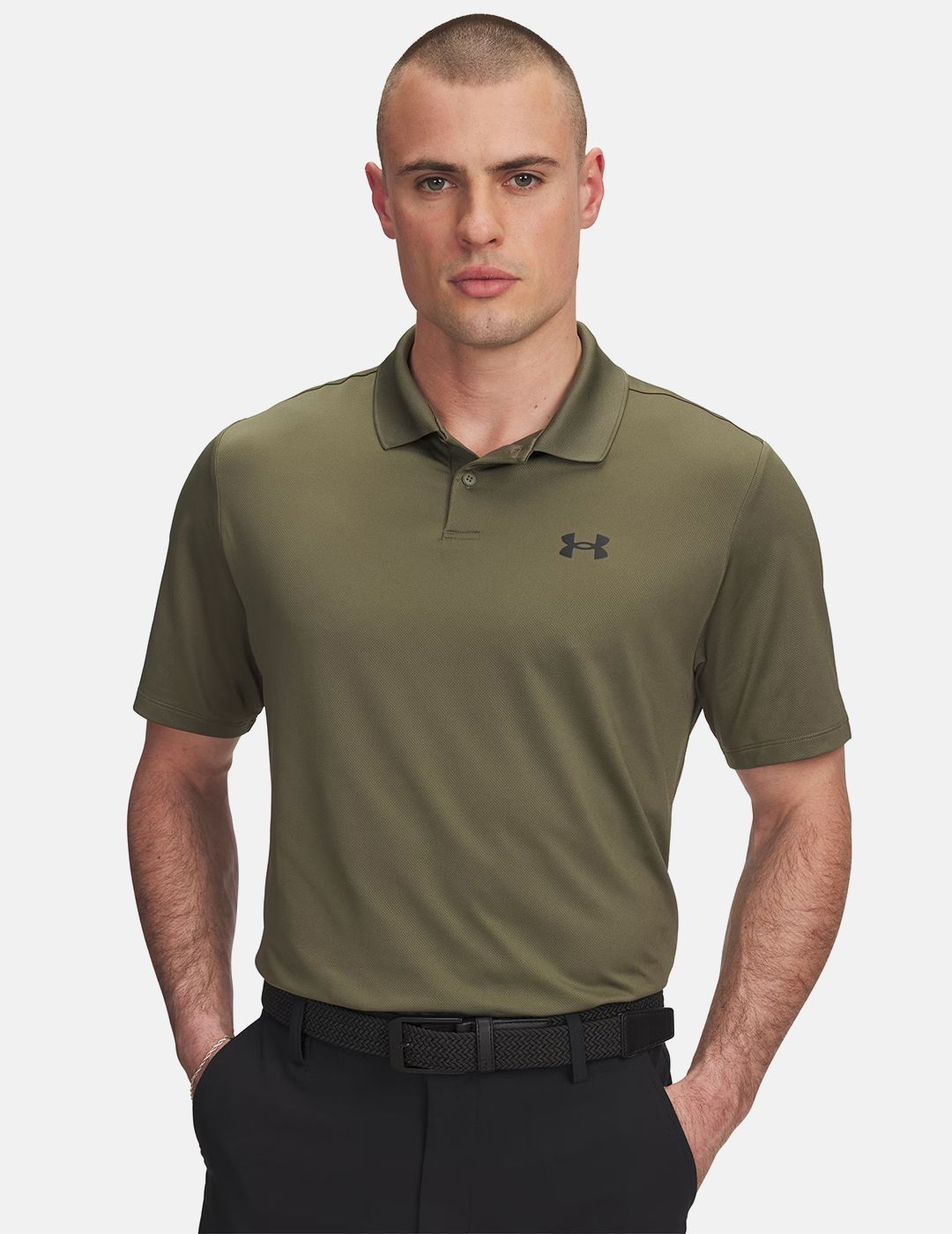 UNDER ARMOUR Matchplay Golf Polo Collar Relaxed Fit Sports T-shirt-image-14