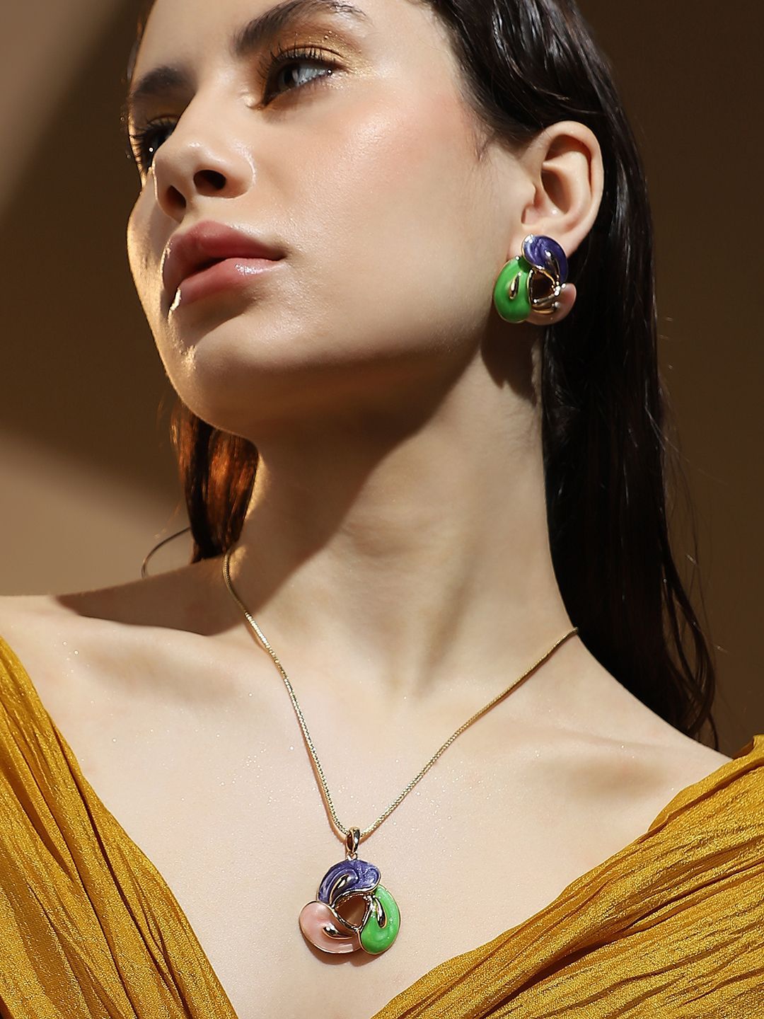 SOHI The Swirl Jewellery Set-picture-49