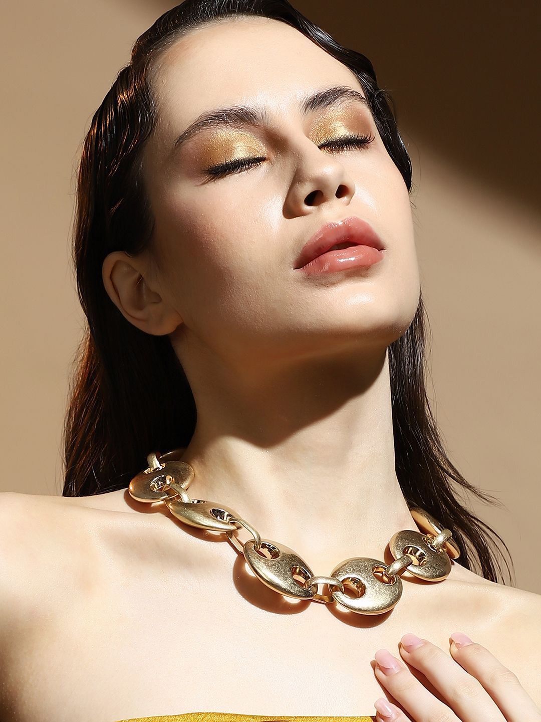 SOHI The Bolt Collar Gold-Plated Necklace-picture-48
