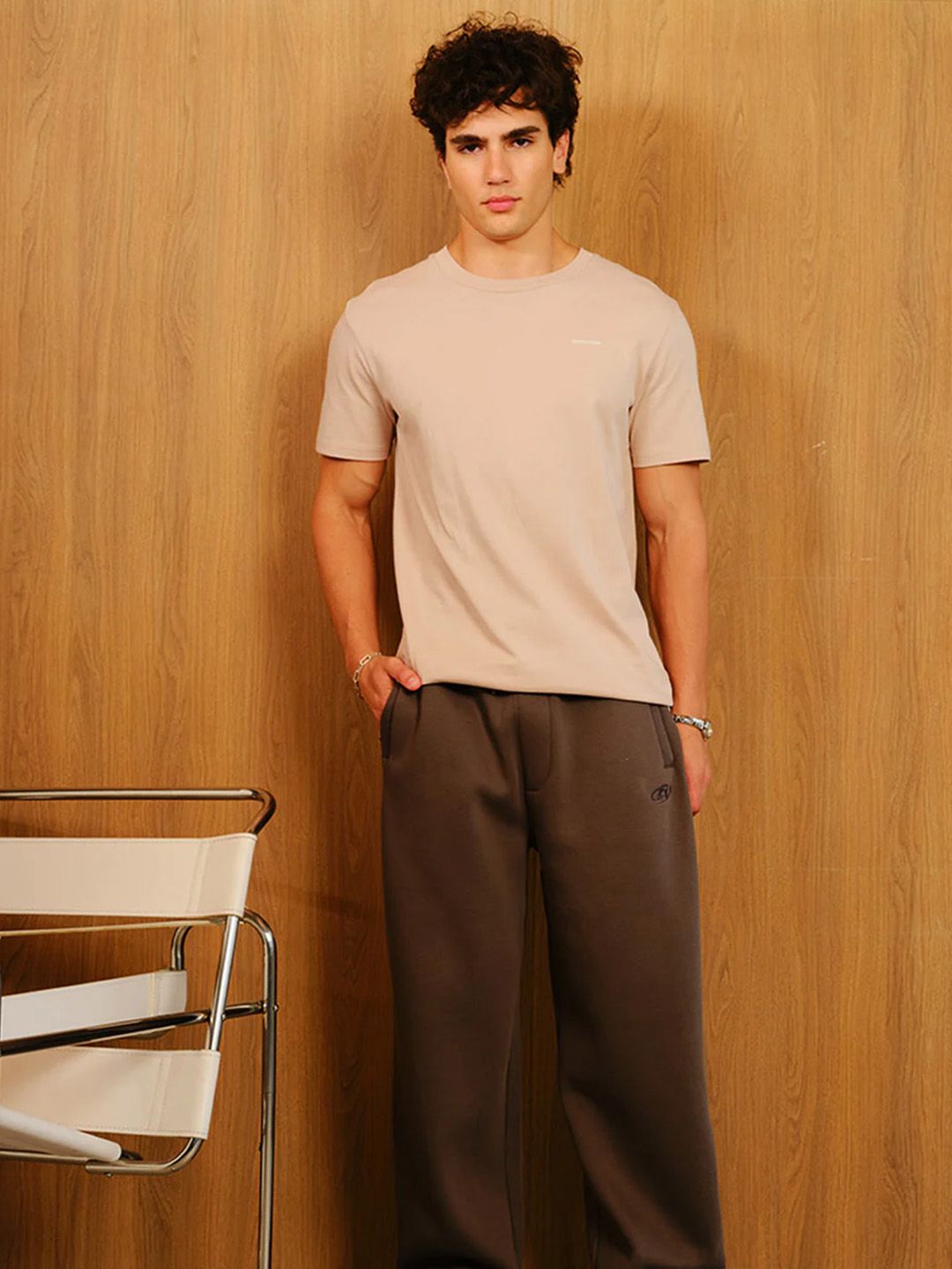 Bonkers Corner Men Olive Regular Track Pants-picture-28