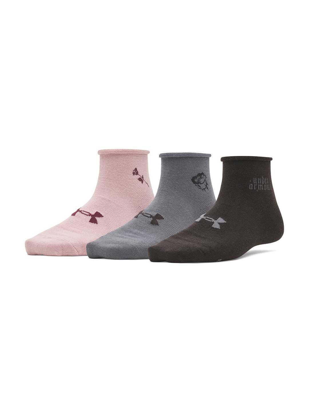 UNDER ARMOUR Women Pack of 3 Essential Quarter Socks-image-32