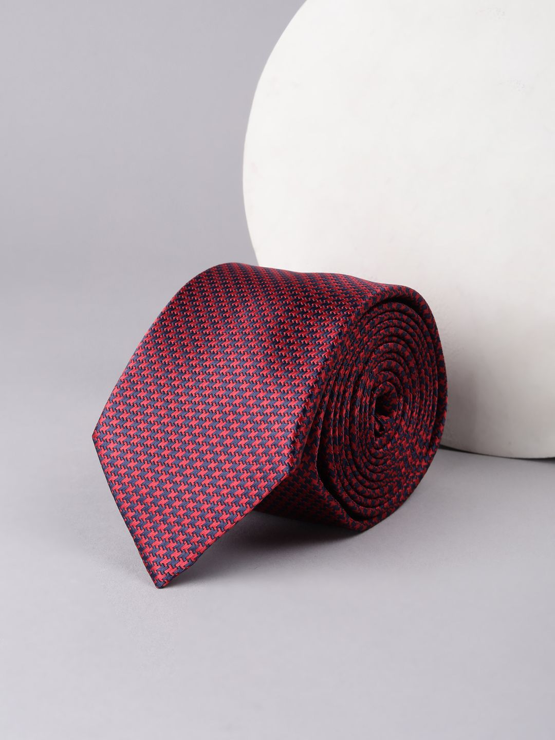 Allen Solly Men Embroidered Printed Broad Formal Tie-picture-30