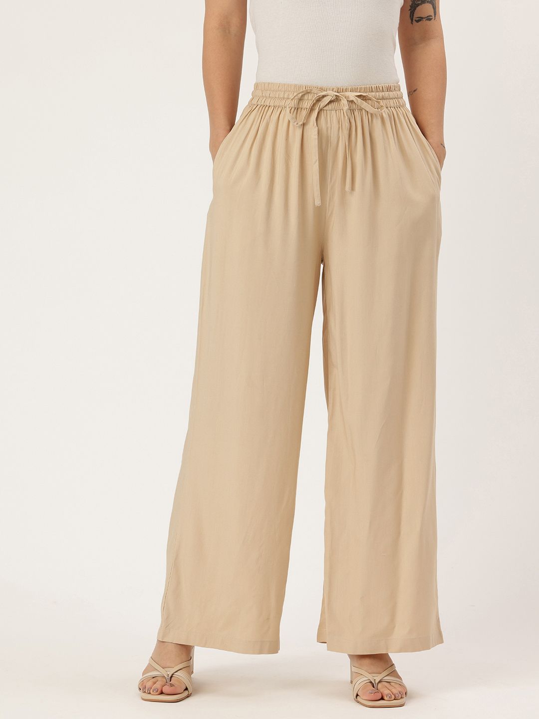 AMUKTI Women Wide Leg Palazzos-picture-32