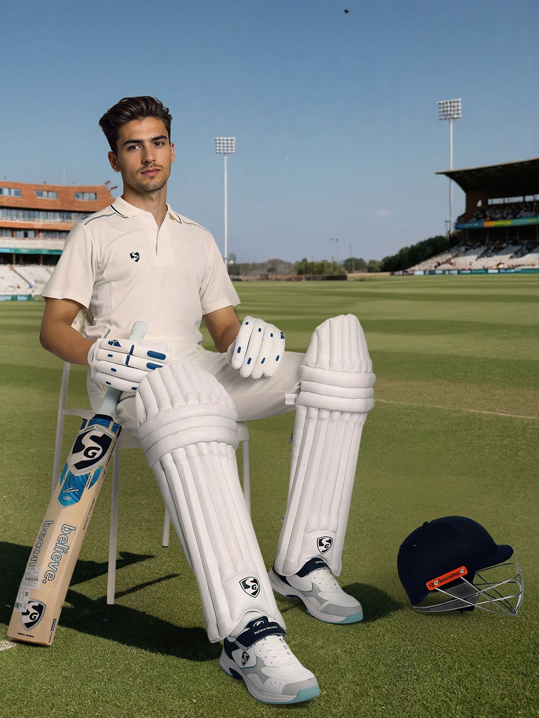 SG Polo Collar Short Sleeves Tracksuits