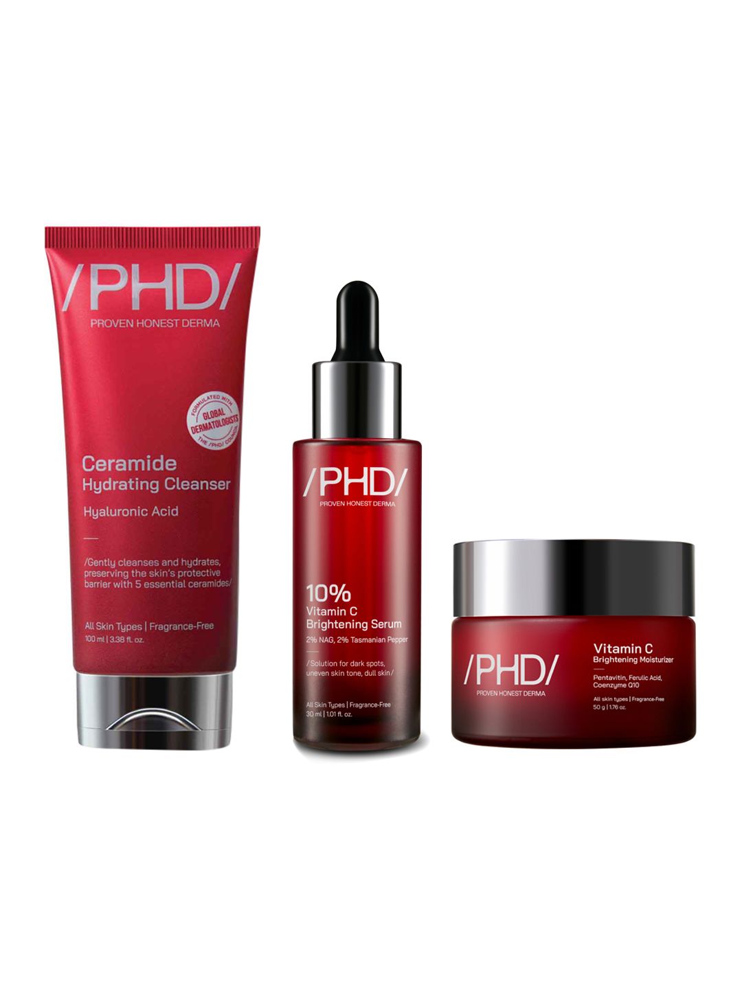 Proven Honest Derma Set of Hydrating Cleanser + Brightening Moisturizer + Serum-picture-20