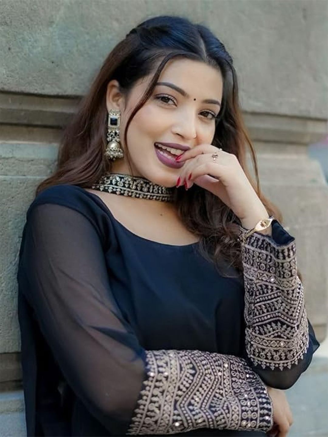 Royal Export Women Solid Kurta with Palazzos & Dupatta