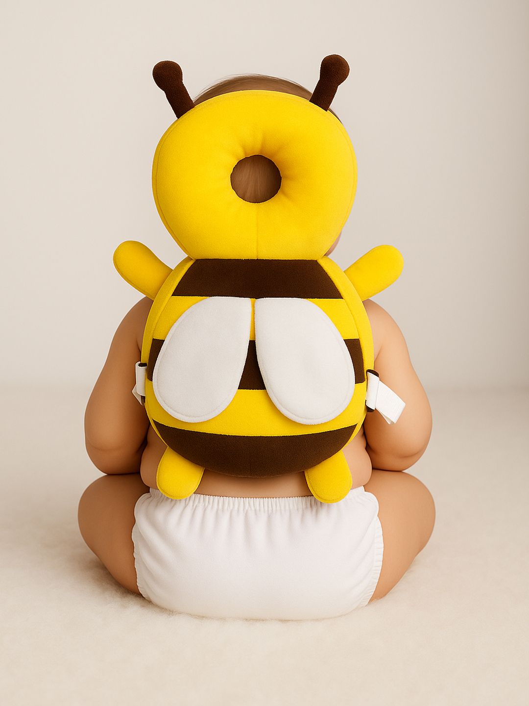 Smartots Honey Bee Crawling & Walking Soft Baby Head Protector with Booties-image-22