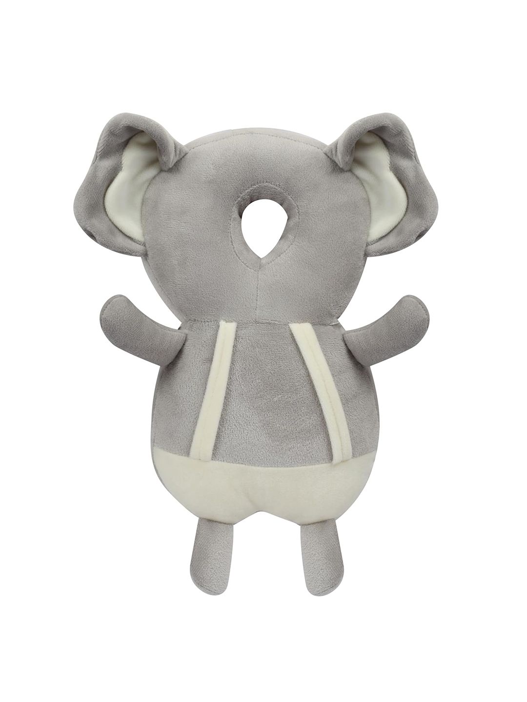 Smartots Grey Elephant Crawling & Walking Soft Baby Head Protector with Booties-image-24