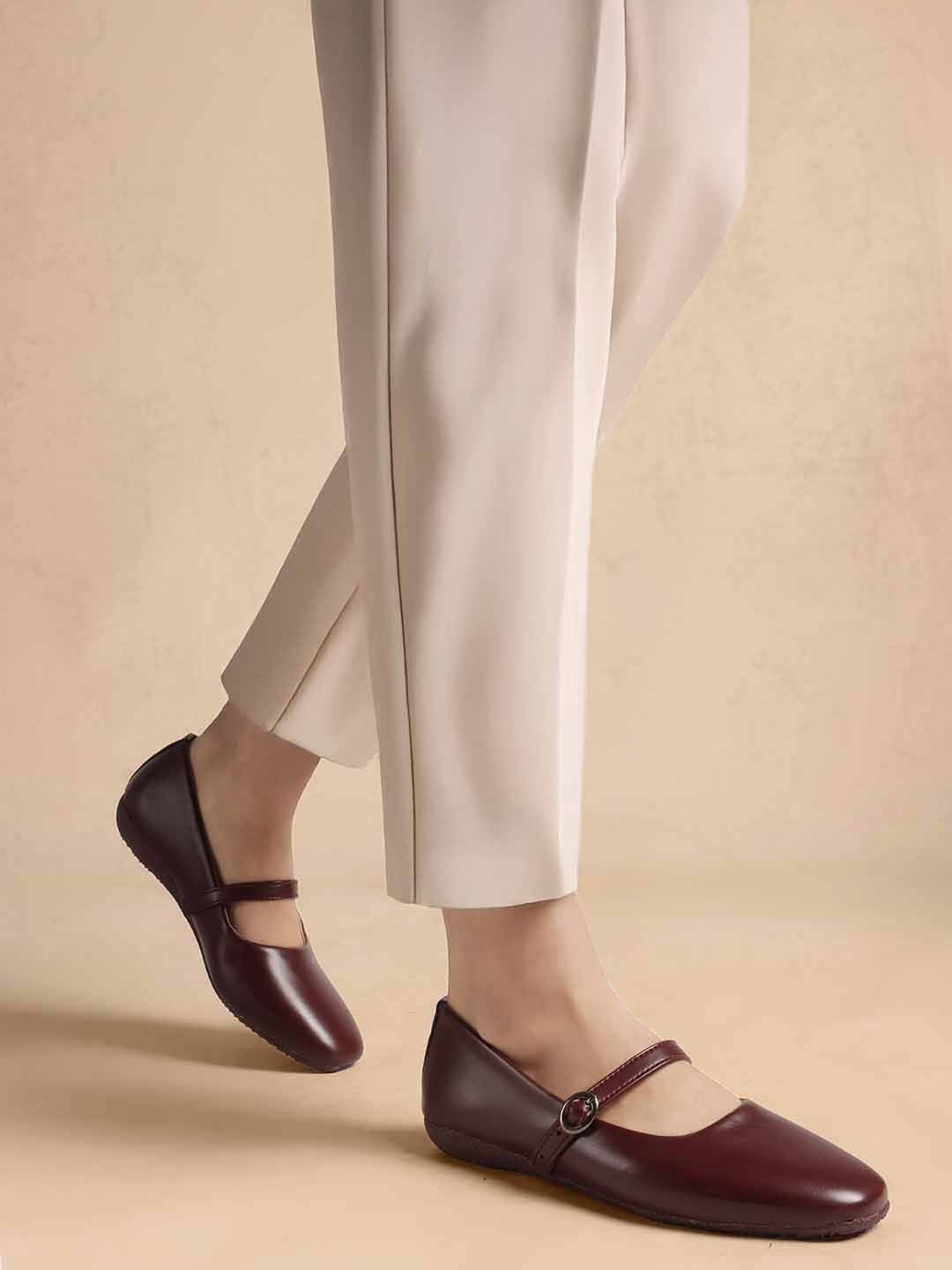 Chemistry Women Mary Janes Buckles Flats