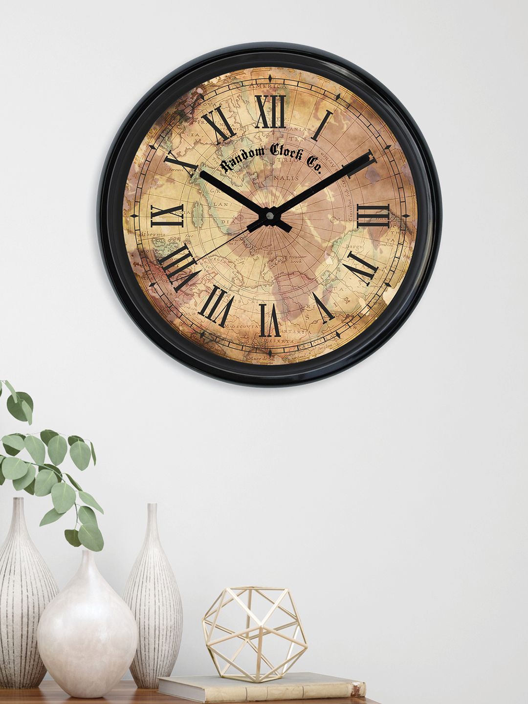 RANDOM Rust Round Printed 30.48 cm Analogue Wall Clock-picture-19