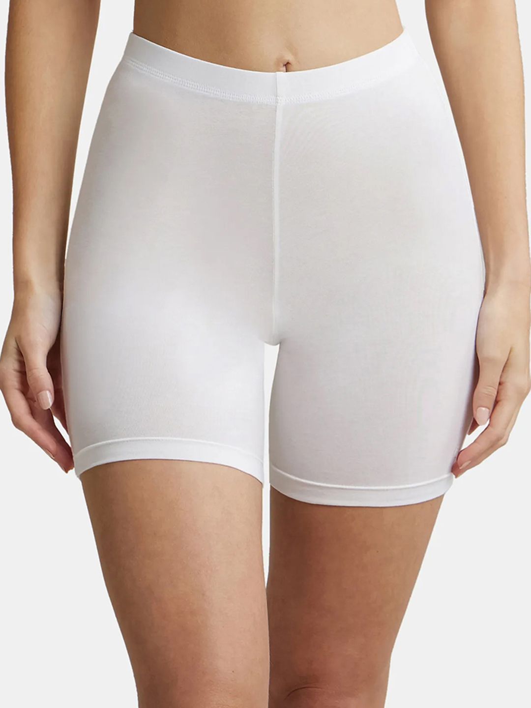 Jockey Women White Shorties Boy Shorts 1529-image-15
