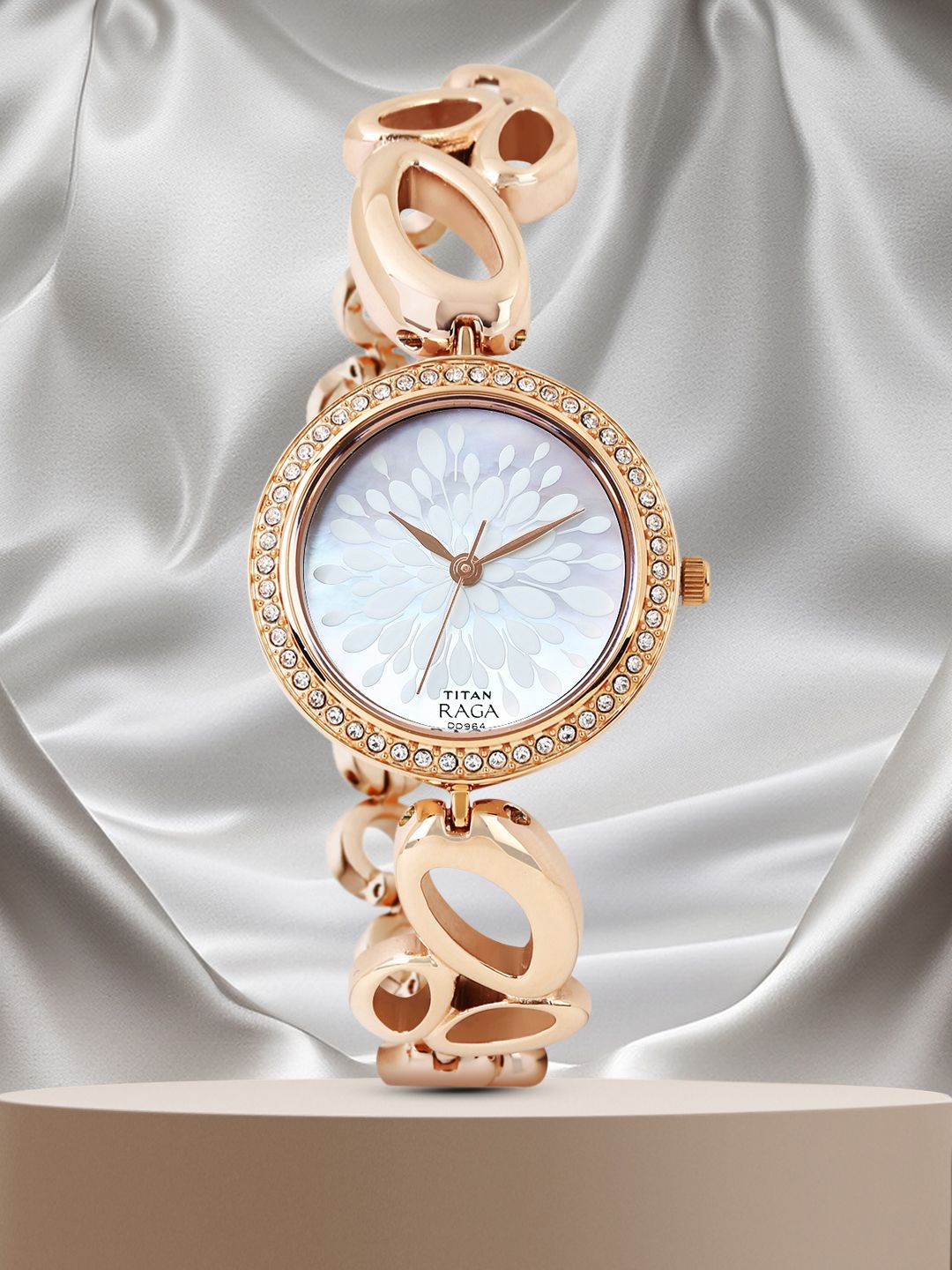 Titan Raga Garden of Eden Women Pearly White Dial Watch 2539WM01-picture-17