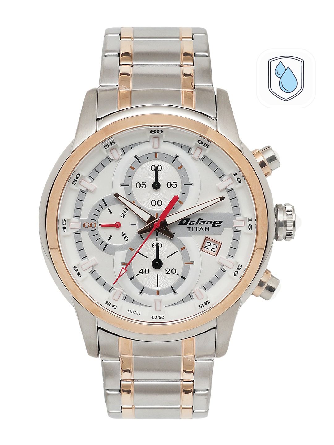 Titan Octane Upgrade Men White Analogue watch NL90086KM02-image-10