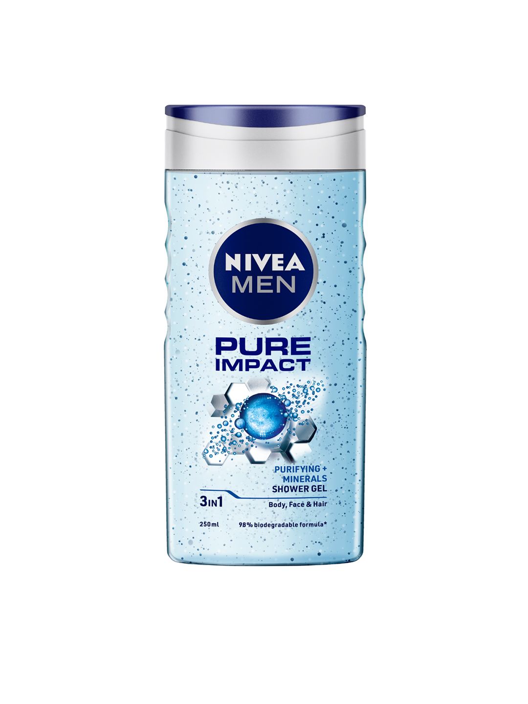 Nivea Men Pure Impact Shower Gel - Purifying Micro Particles for Body- Face & Hair 250 ml-picture-25