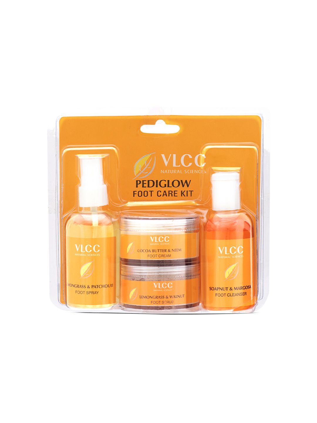 VLCC Pedi Glow Foot Care Kit for Cleanse, and Disinfect Foot Crack - 200ml + 100g-picture-35