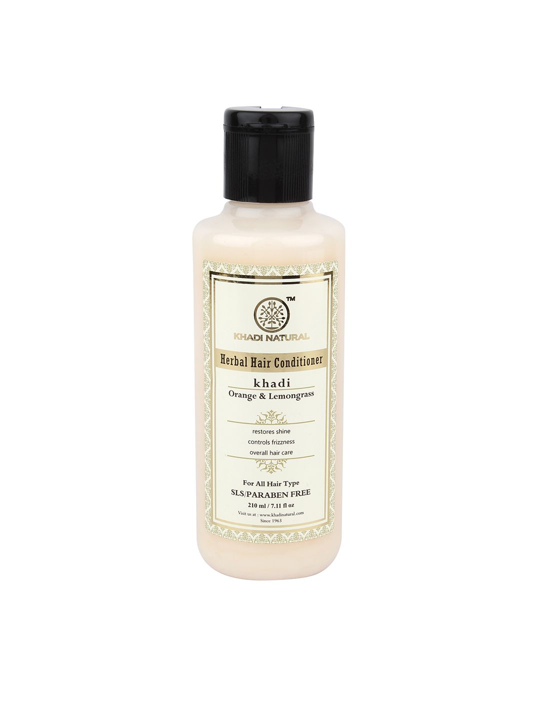 Khadi Natural Unisex Orange & Lemongrass Herbal Hair Conditioner 210ml-image-38