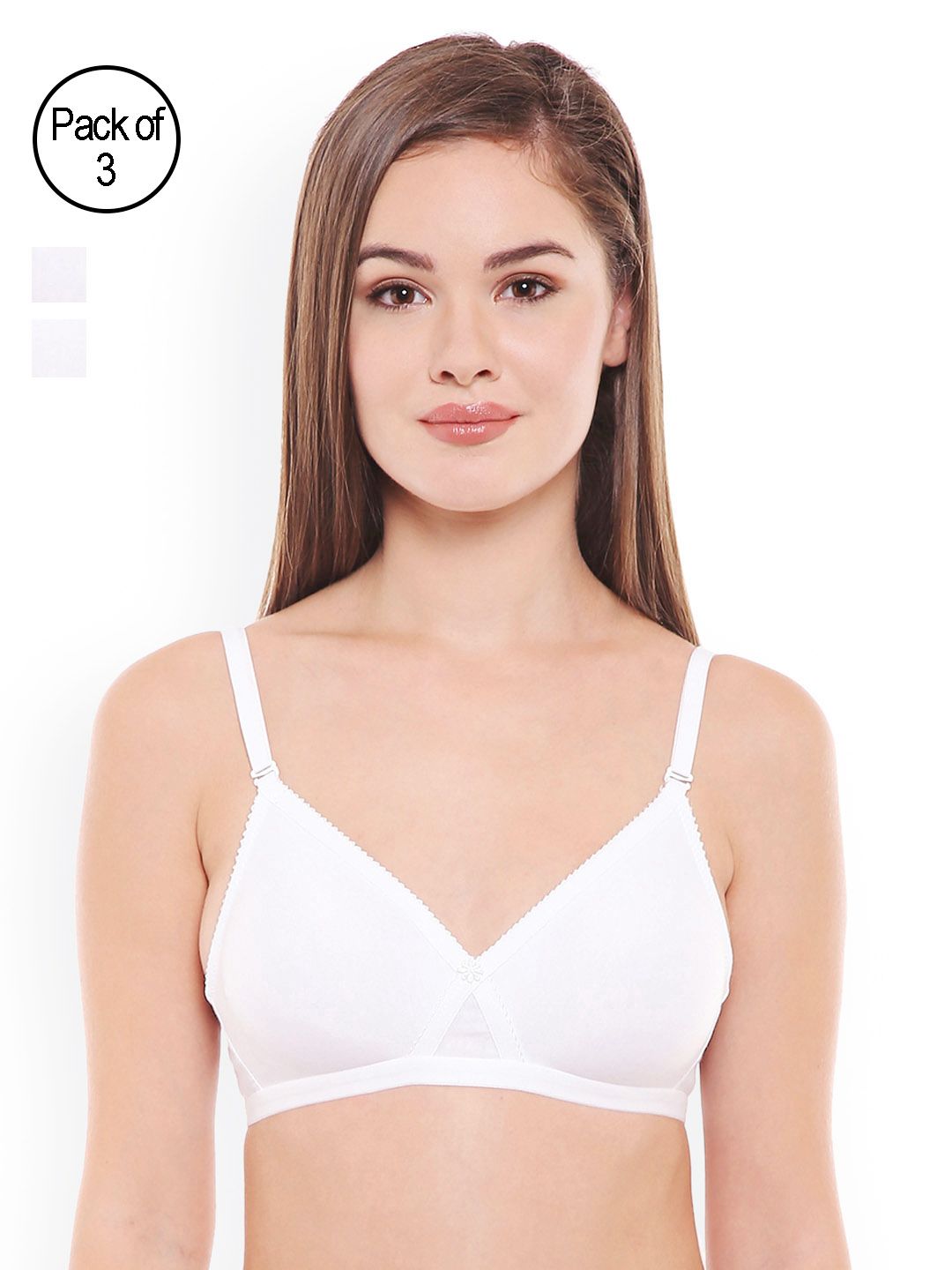 Bodycare Pack of 3 White T-shirt Bras E5551-picture-26