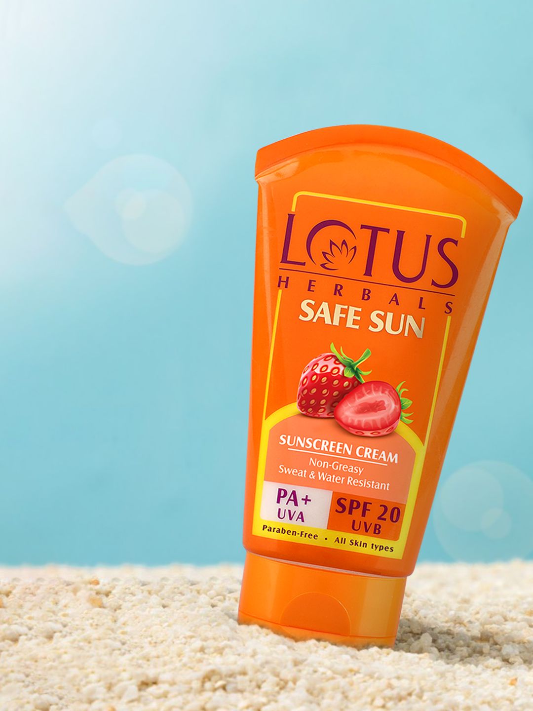 Lotus Herbals Sustainable Safe Sun PA+UVA SPF20 Sunscreen - Breezy Berry 100 g-image-17