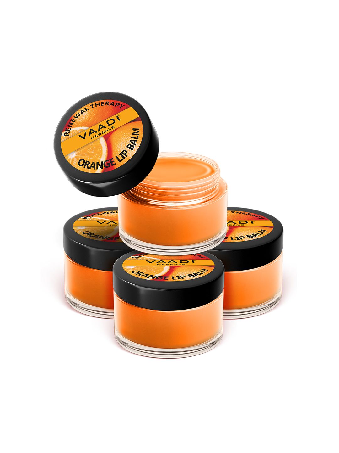 Vaadi Herbals Unisex Value Pack Of 4 Orange & Shea Butter Lip Balm 10 g each-picture-36