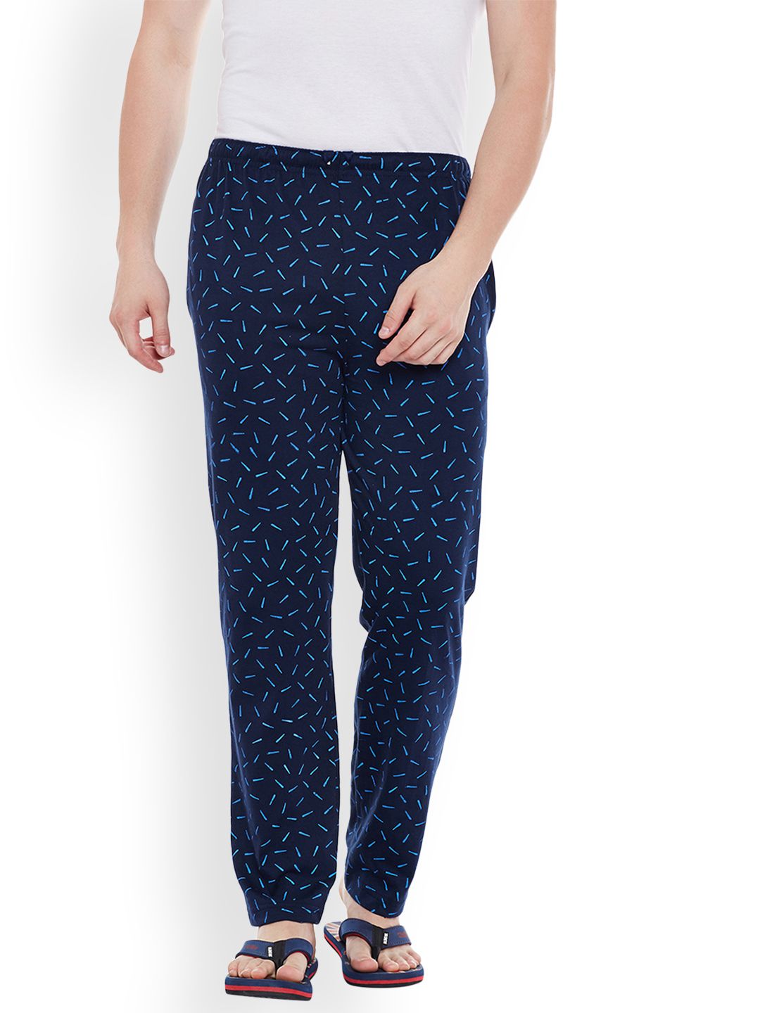 mack jonney VIMAL JONNEY Navy Blue Printed Lounge Pant DD1-PRT-NO.3-picture-19