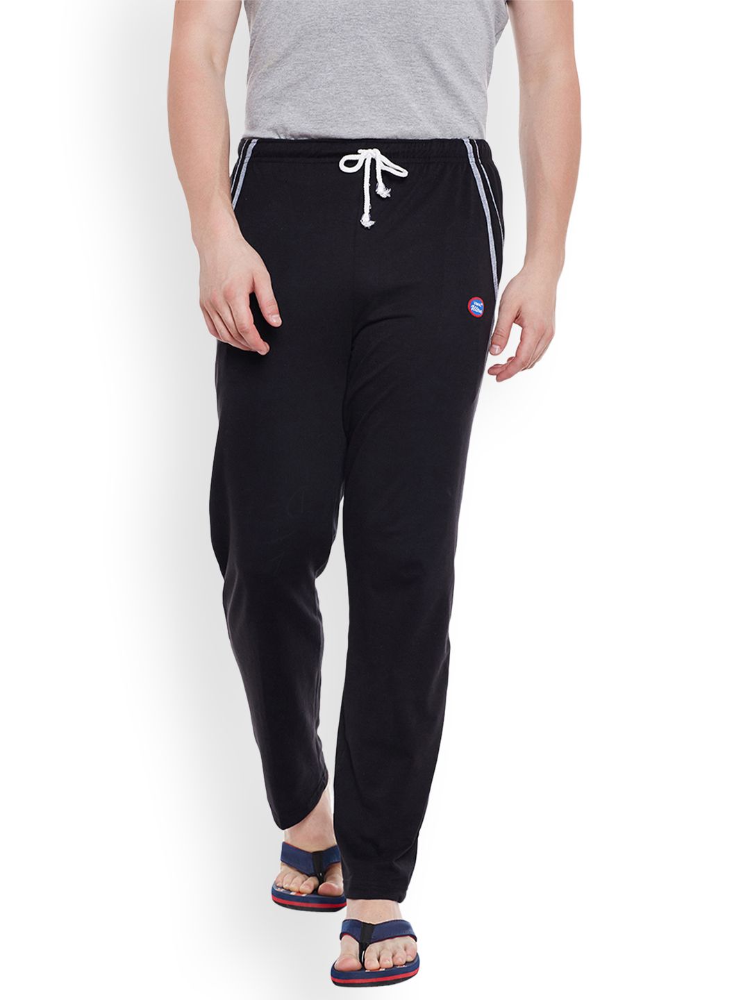mack jonney VIMAL JONNEY Men Black Solid Lounge Pants DD5BLACK01-picture-22