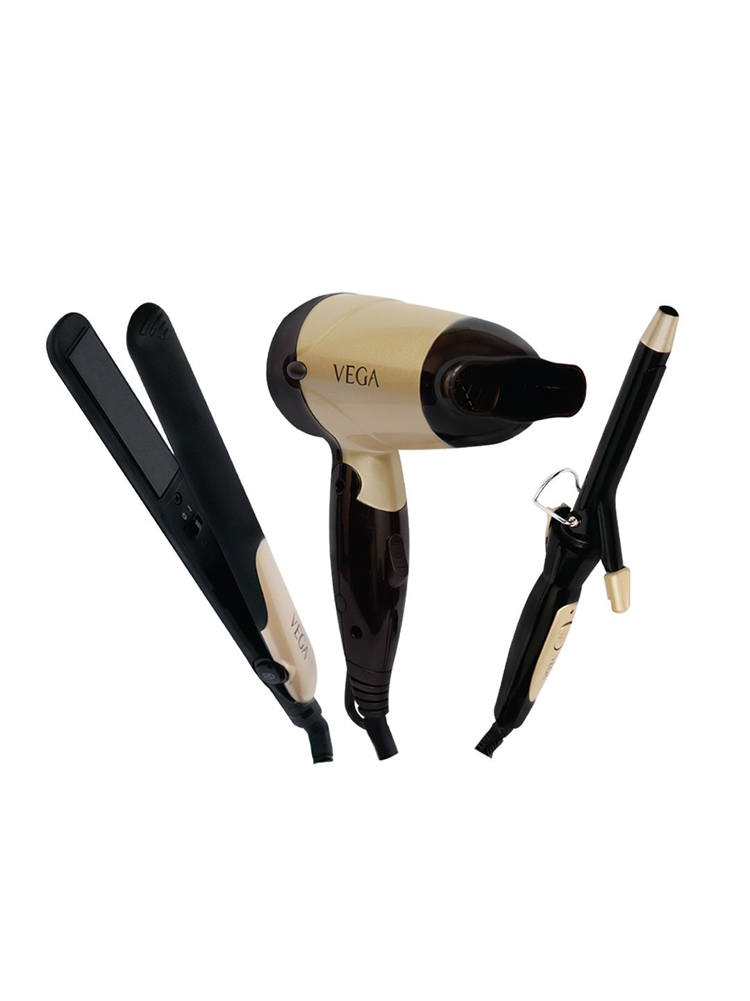 VEGA Miss Versatile Styling Set- Straightener Curler & Dryer Gift Combo VHSS-03-image-8