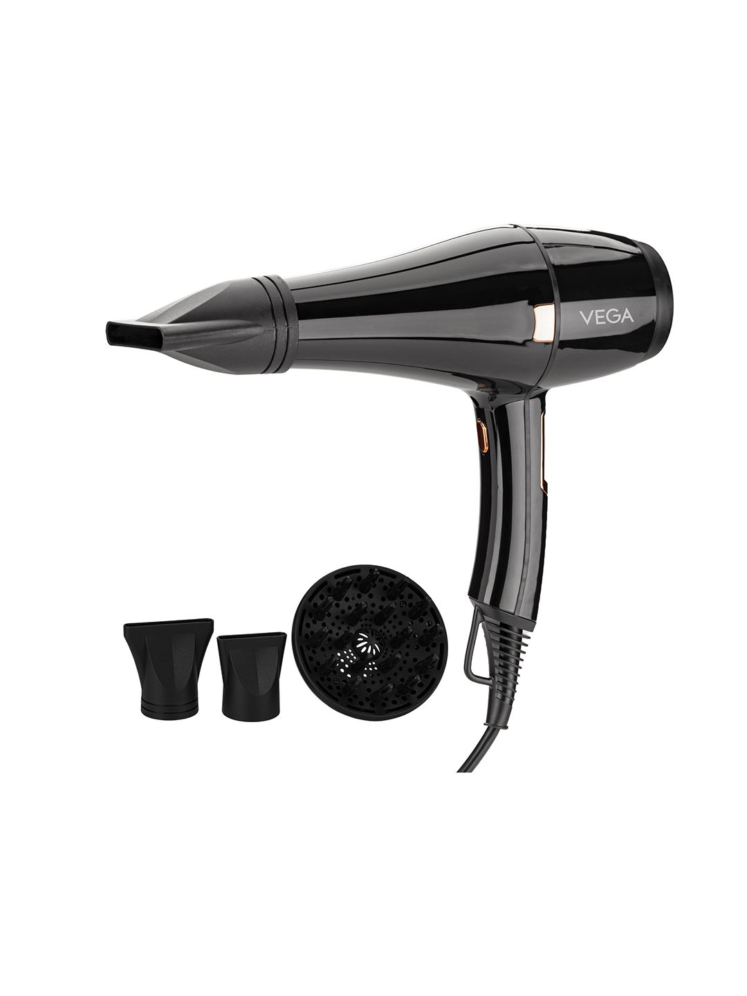 VEGA Pro-Xpert 2200W Professional Hair Dryer with Diffuser & 2 Detachable Nozzles VHDP-03