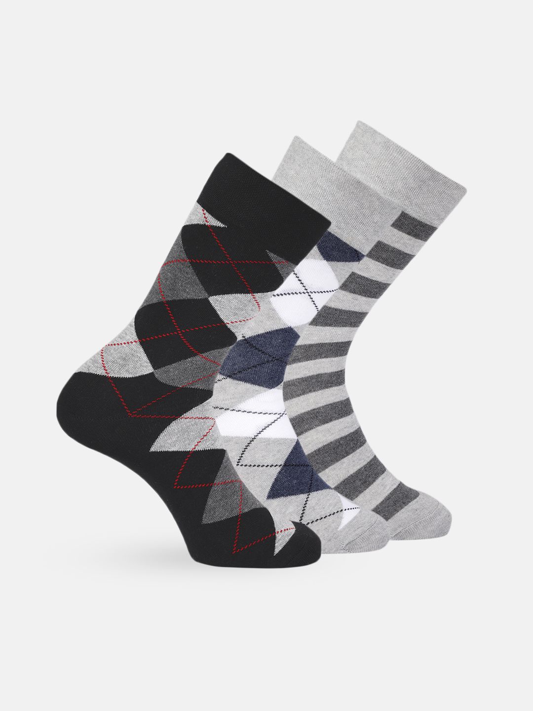 Mast & Harbour Men Set of 3 Socks-picture-51