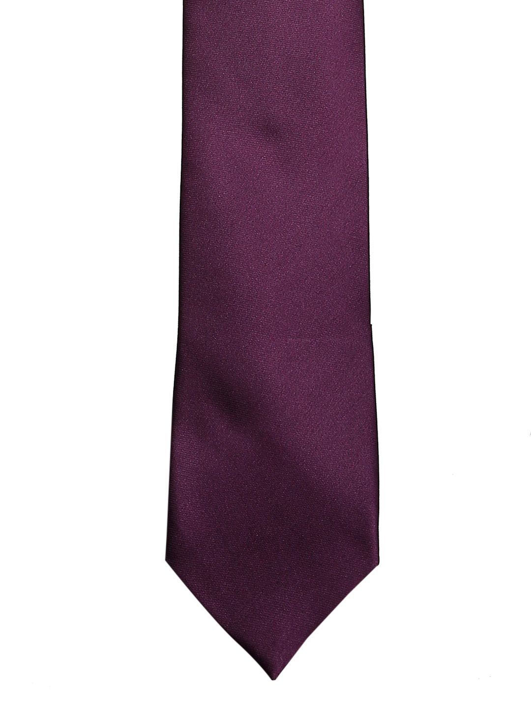Tossido Purple Solid Skinny Tie-picture-48
