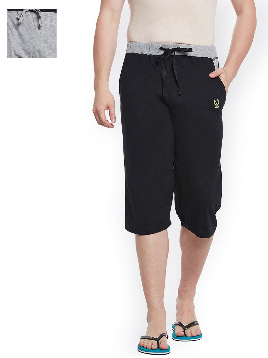 VIMAL JONNEY Men Pack of 2 Lounge Shorts C9B_C9M_02-image-22