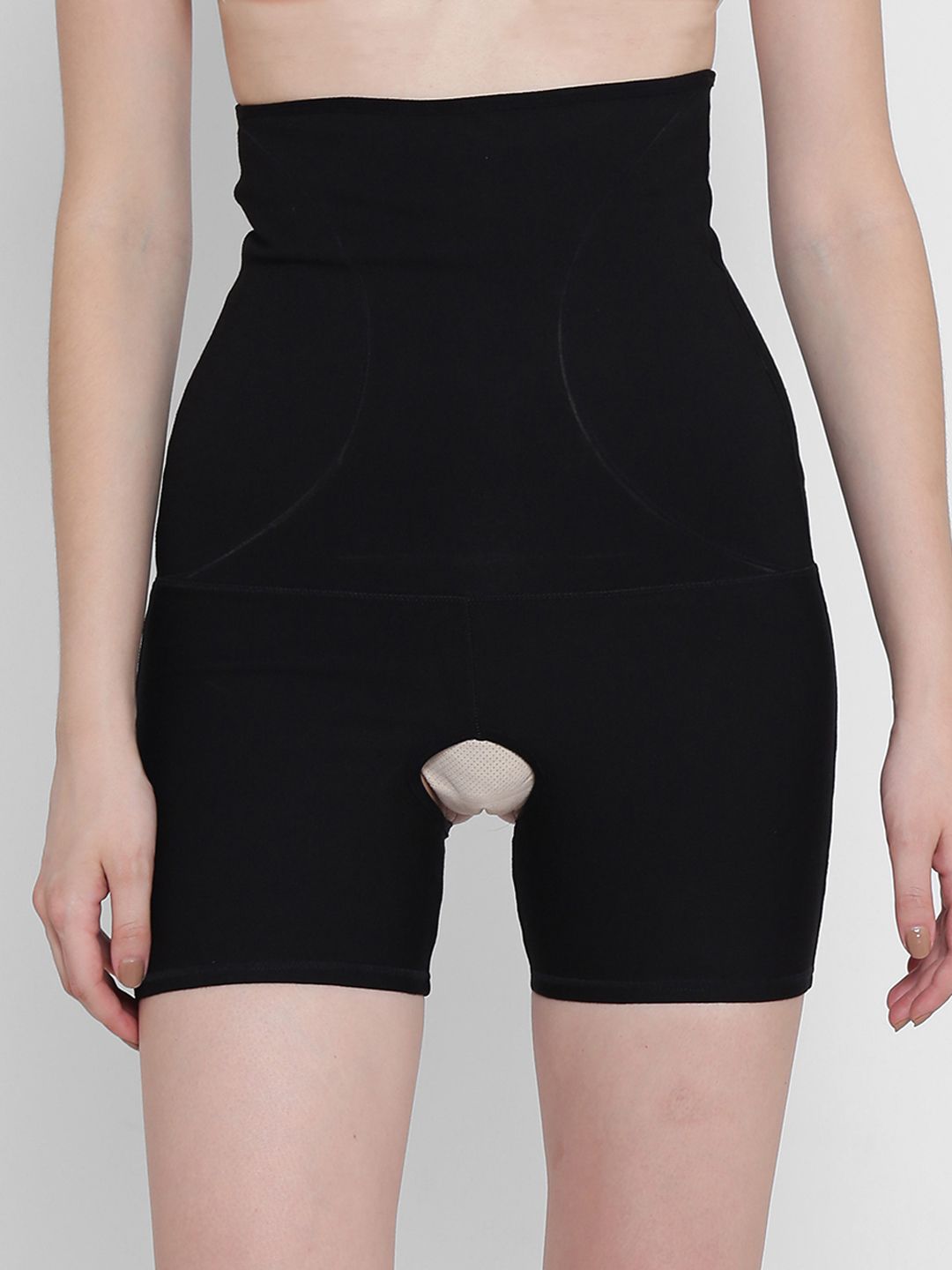 Claura Black High Waist Shorts Shapewear-image-0