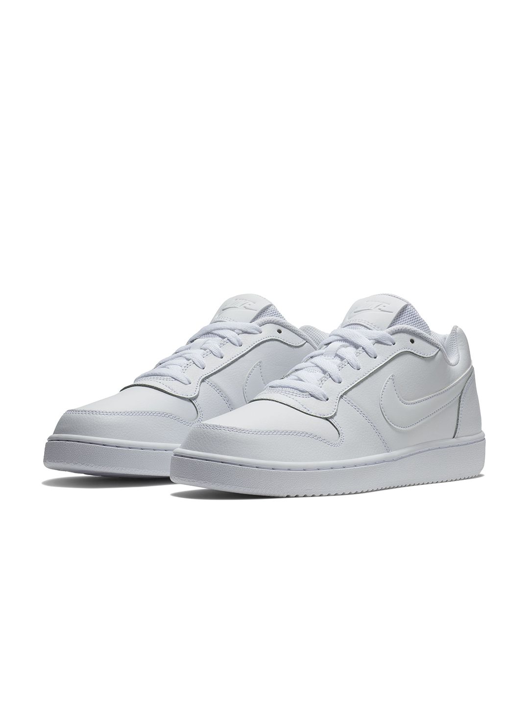 Buy Nike Men White Leather Ebernon Low Sneakers  - Casual Shoes for Men 6676923 | Myntra