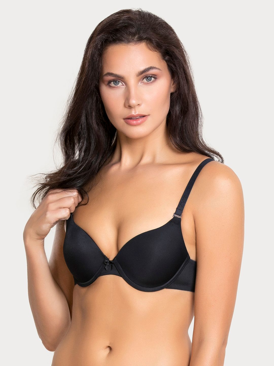 Zivame Black Solid Underwired Lightly Padded Push-Up Bra ZI1132COREBLACK-picture-25