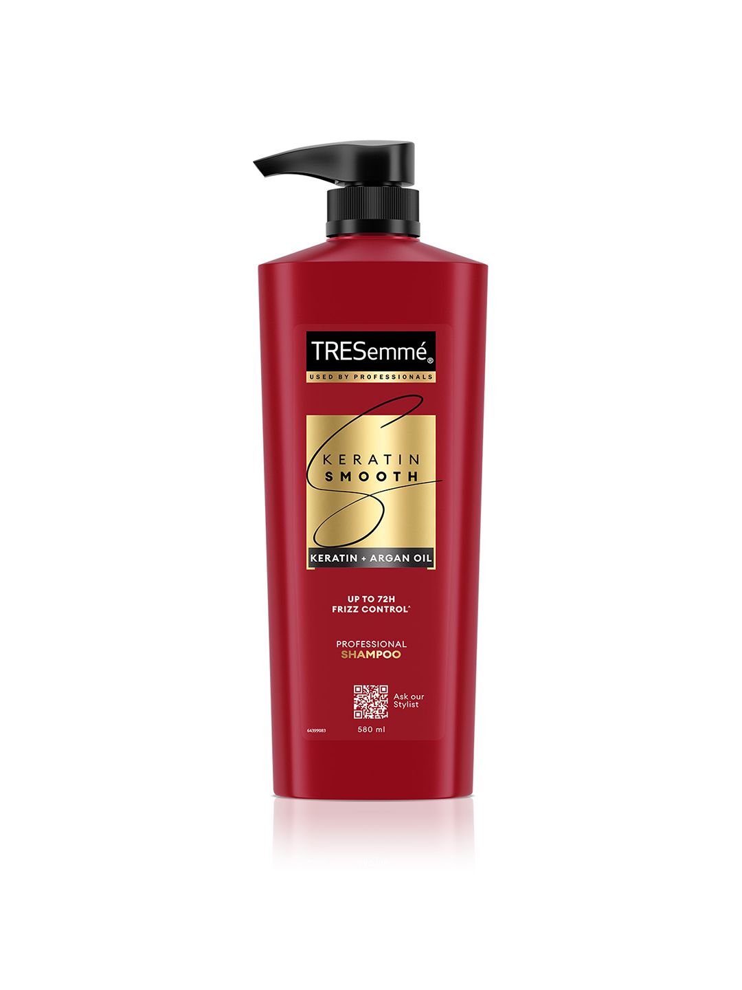 TRESemme Keratin Smooth Shampoo With Keratin & Argan Oil for Straight, Shiny Hair - 580 ml