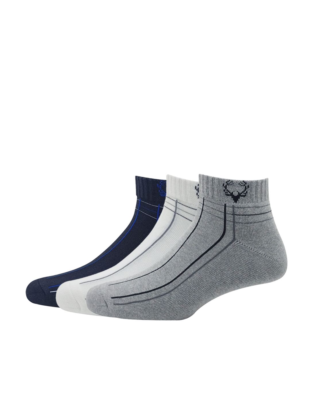 Allen Solly Men Pack Of 3 Ankle Length Socks-picture-30