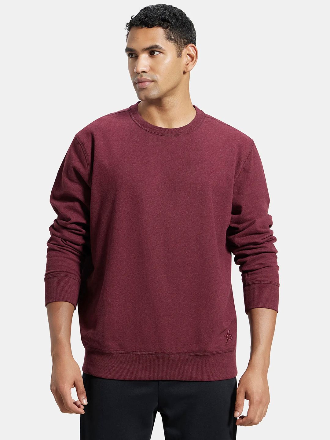 Jockey Combed Cotton French Terry Sweatshirt with Ribbed Cuffs-2716-picture-33