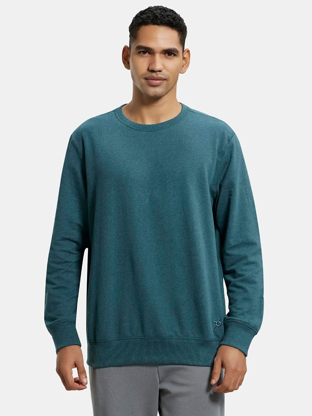 Jockey Combed Cotton French Terry Sweatshirt with Ribbed Cuffs-2716-picture-30